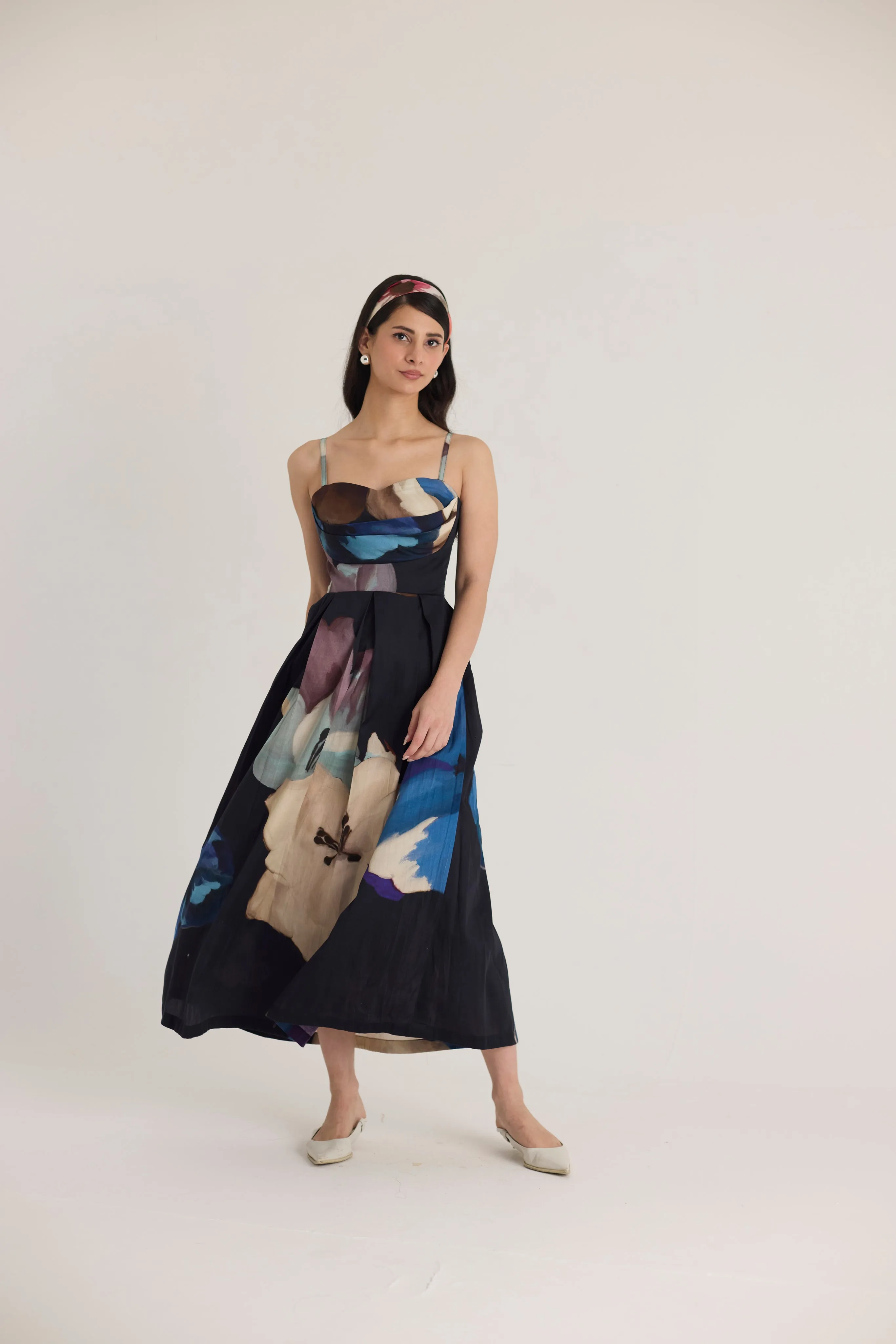 Rocco Cowl Bralette Dress