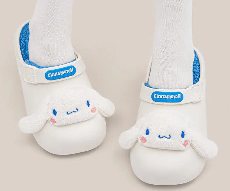 Sanrio Characters Fuzzy Slip on Shoes