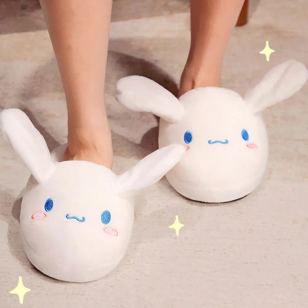 Sanrio Pompompurin Indoor Slippers | House Slippers with Moving Ears