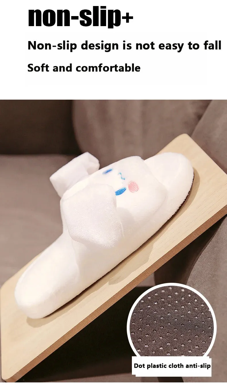 Sanrio Pompompurin Indoor Slippers | House Slippers with Moving Ears