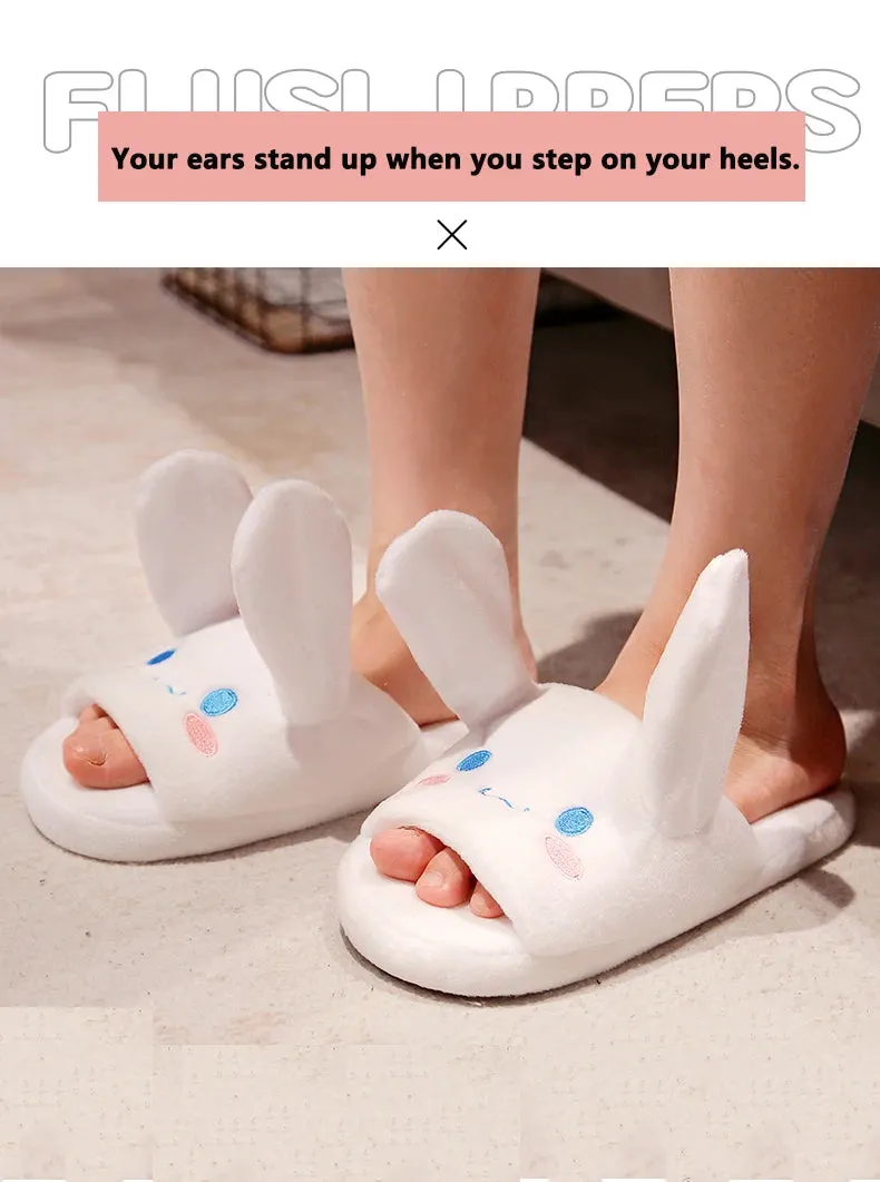 Sanrio Pompompurin Indoor Slippers | House Slippers with Moving Ears
