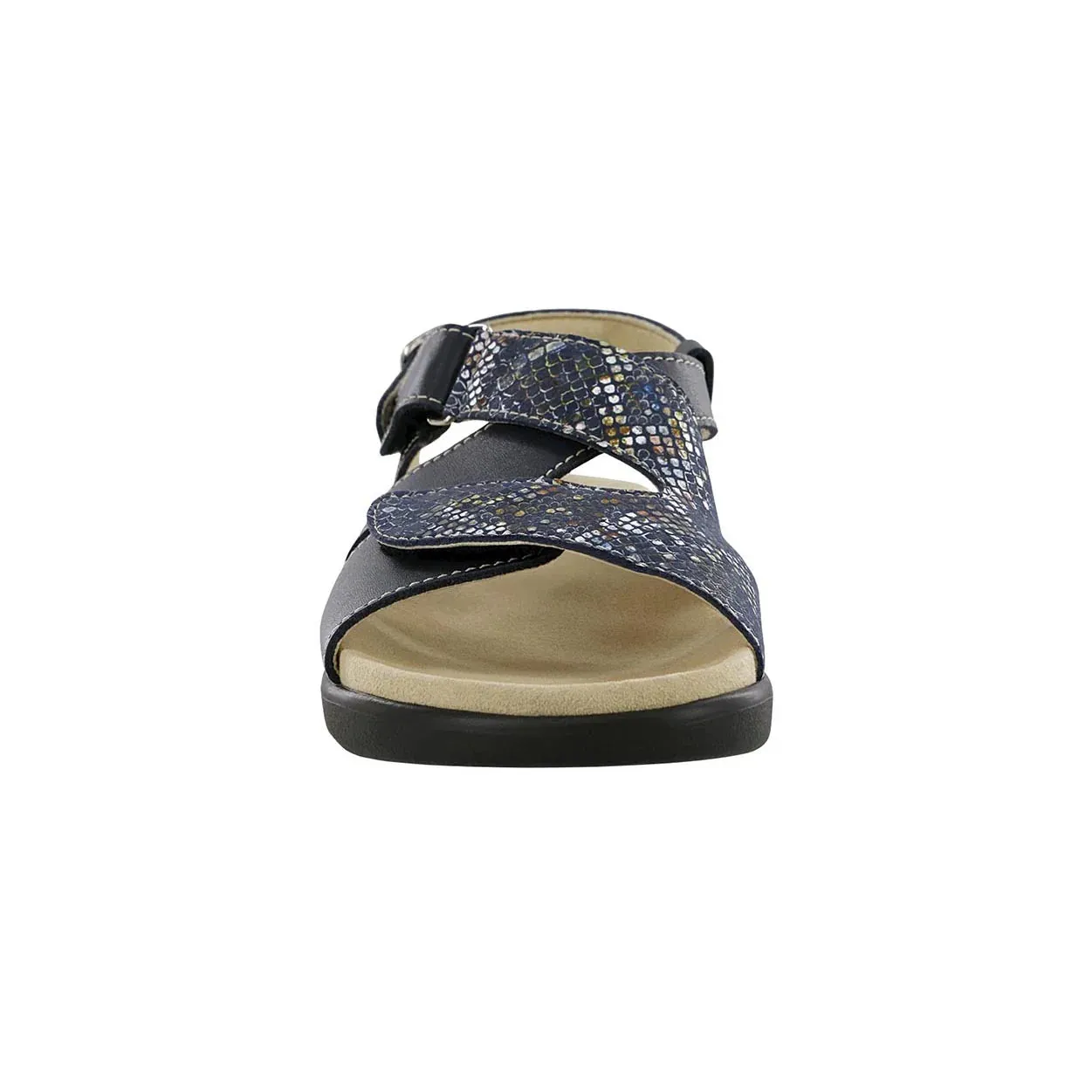 SAS Women's Huggy NAVY SNAKE @BRANDYSSHOES
