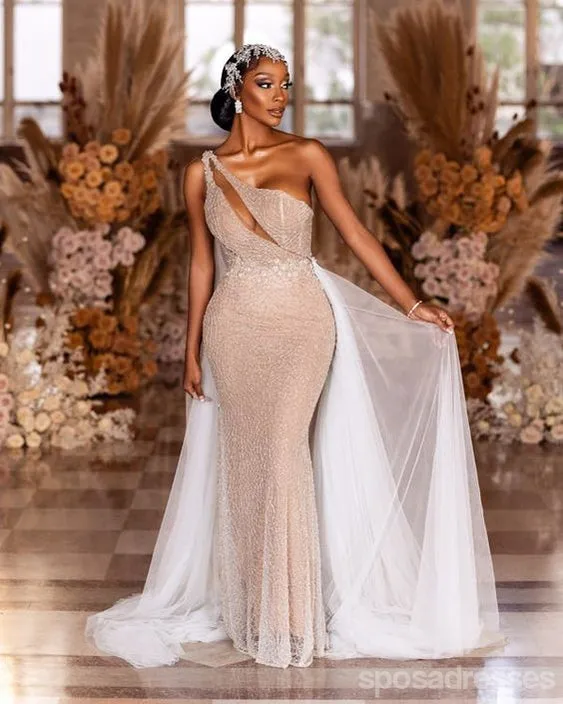 Sexy Mermaid One Shoulder Maxi Long Prom Dresses Online,13266