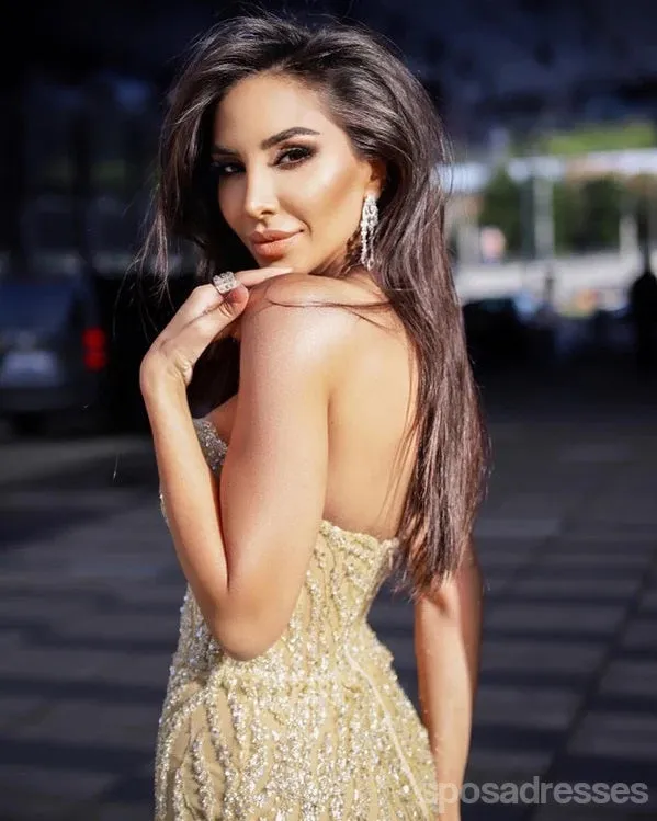 Sexy Mermaid Sweetheart Maxi Long Prom Dresses Online,13262