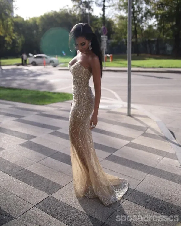 Sexy Mermaid Sweetheart Maxi Long Prom Dresses Online,13262