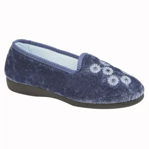 Sleepers LS309C Womens Embroidered Slipper