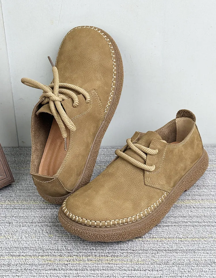 Soft Leather Round Toe Comfortable Shoes Loafers for Men