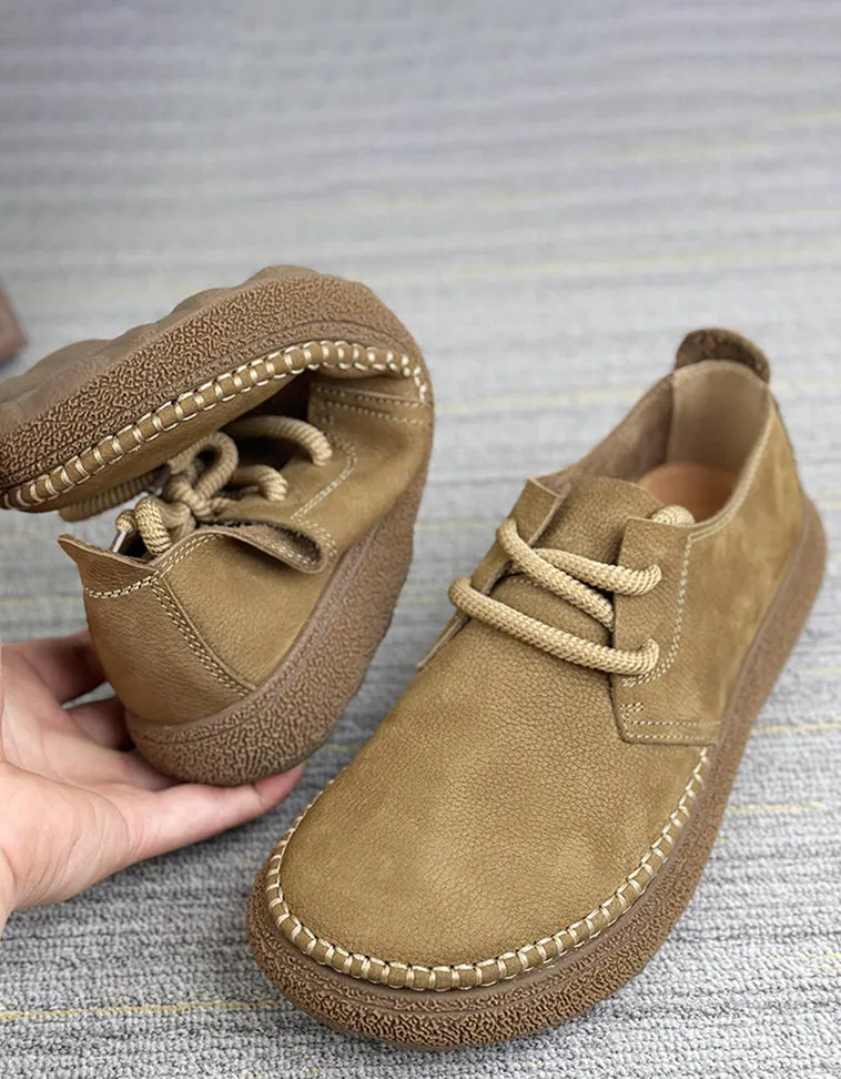 Soft Leather Round Toe Comfortable Shoes Loafers for Men