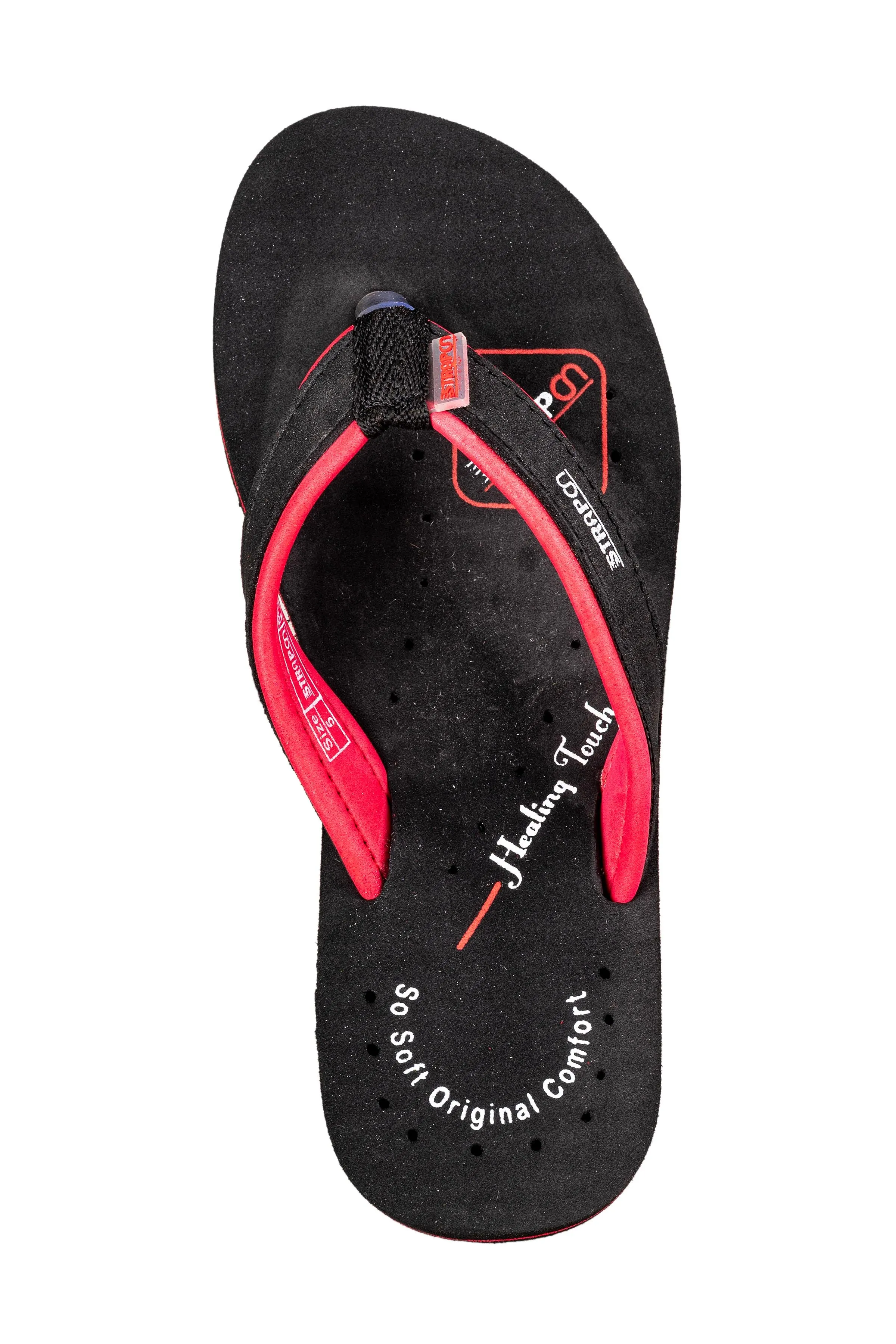 Strap On Ladies Black / Red Hawai