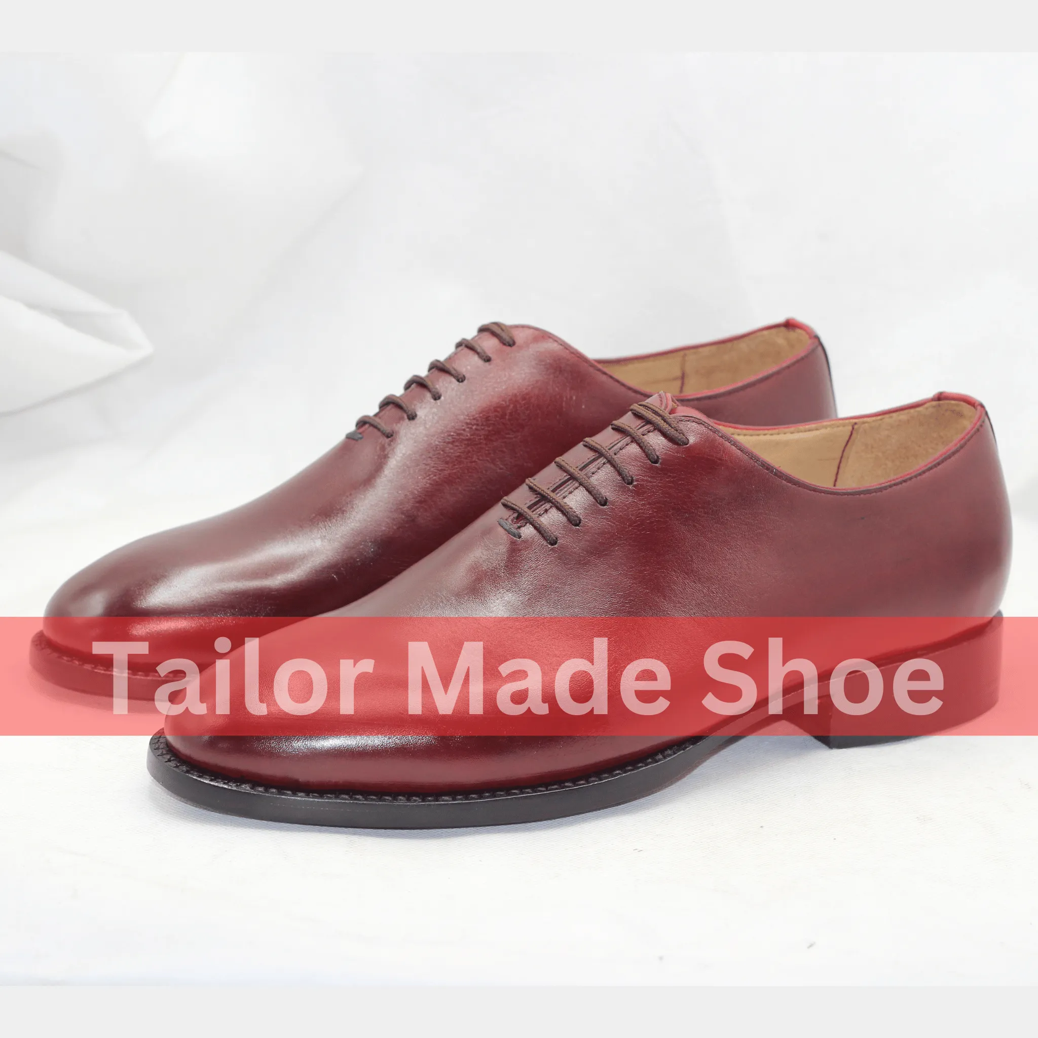 Tailor-Made Burgundy Oxfords – Refined Elegance for Gentlemen Premium Handmade Burgundy Oxfords – Modern & Timeless Appeal
