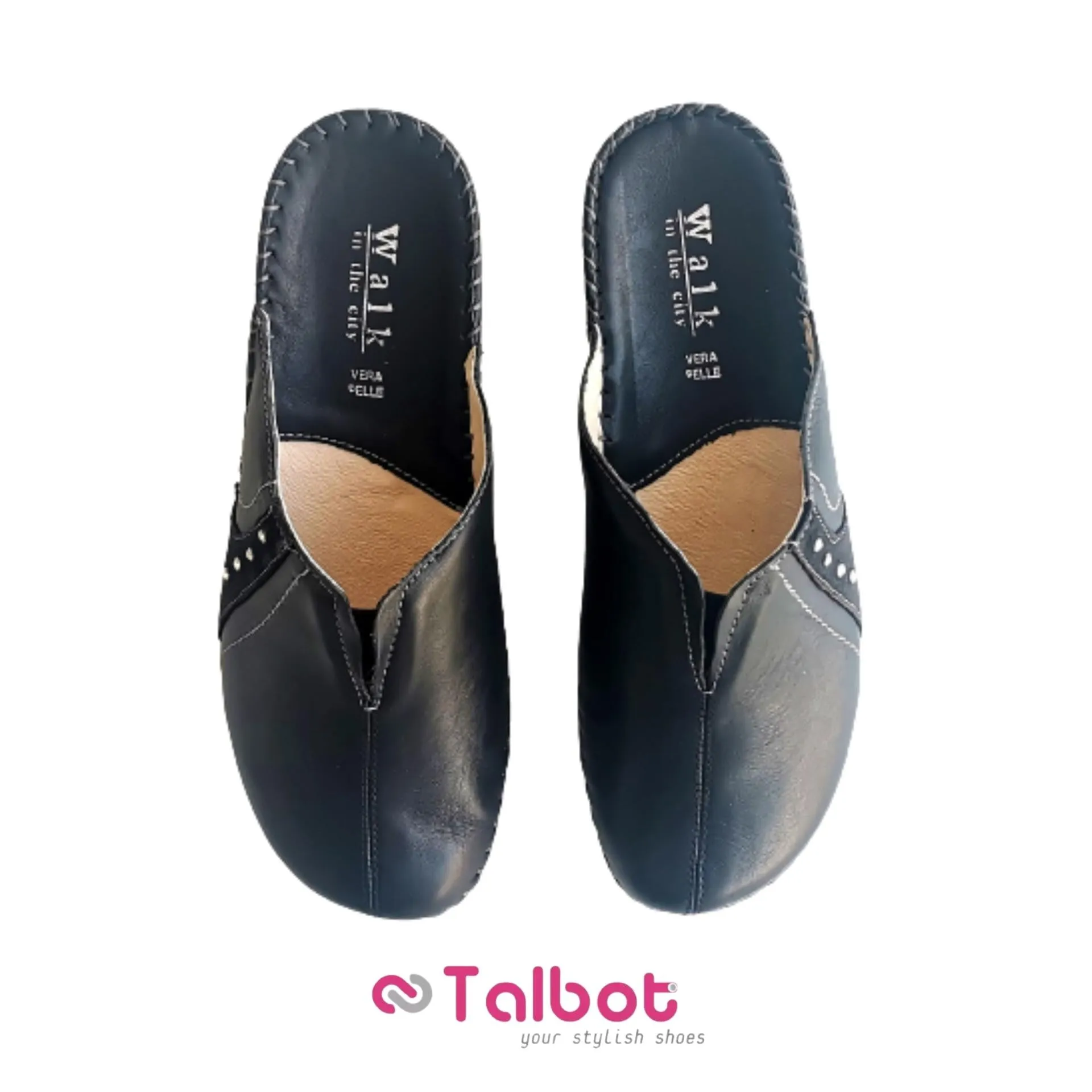 Talbot Leather Slippers