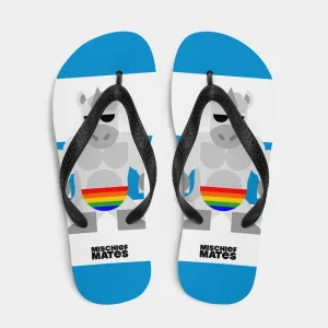 Uno the Unicorn Flip-Flops