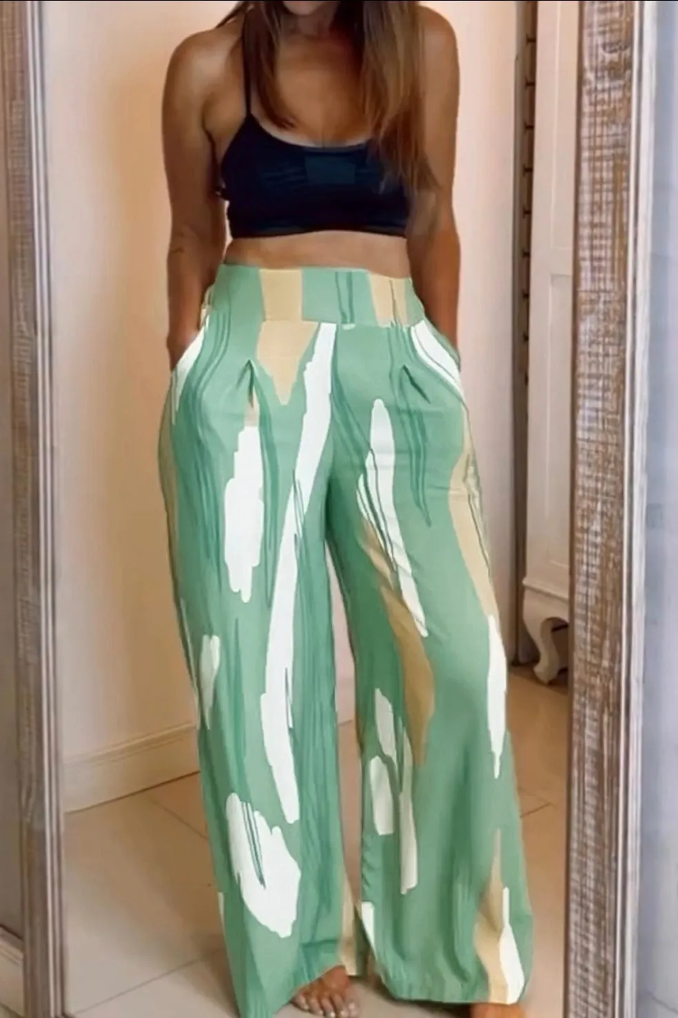Vera™ – 2-Piece Colorblock Puff Sleeve Set