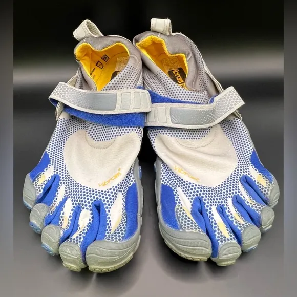 Vibram- Five Finger Shoes- Size:41, ‎ Grey/Blue- Pre- Owned