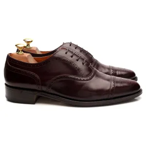 Vintage '745R' Burgundy Leather Oxford Brogues UK 8.5 F