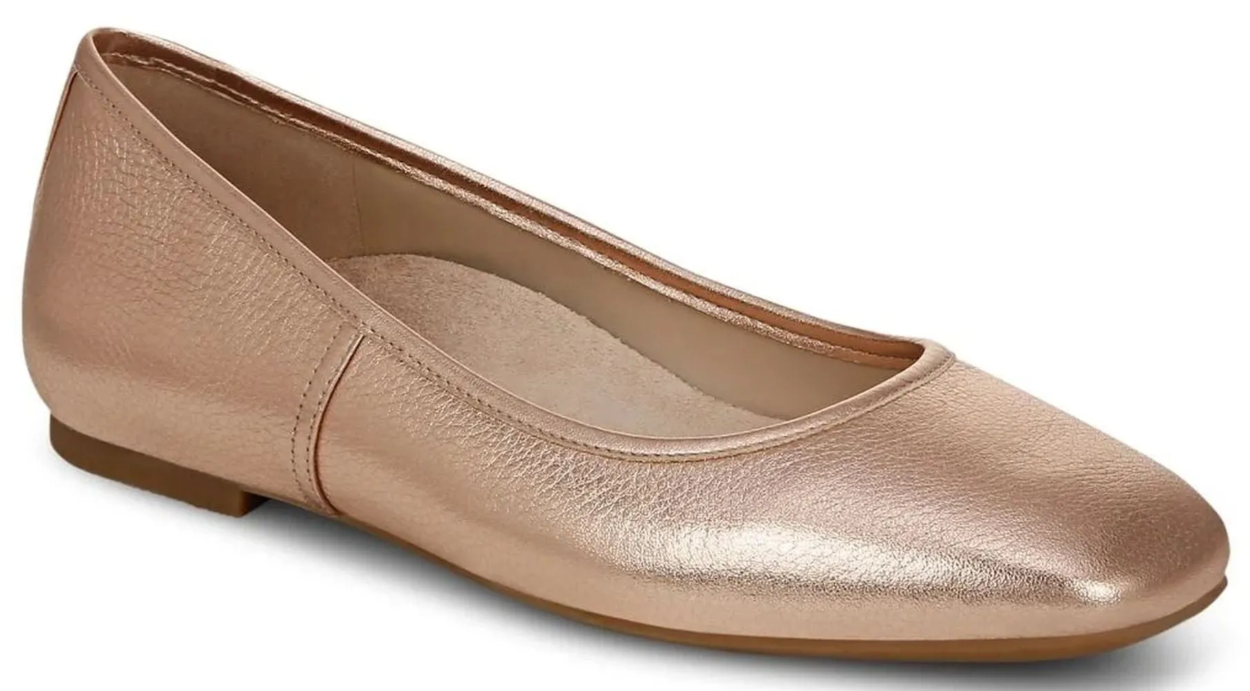 VIONIC Women's Orinda Square Toe Ballet Flat