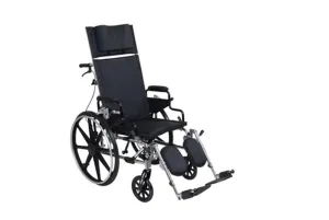Viper Plus GT Full Reclining Wheelchair, Detachable Desk Arms, 18" Seat - 1 Each