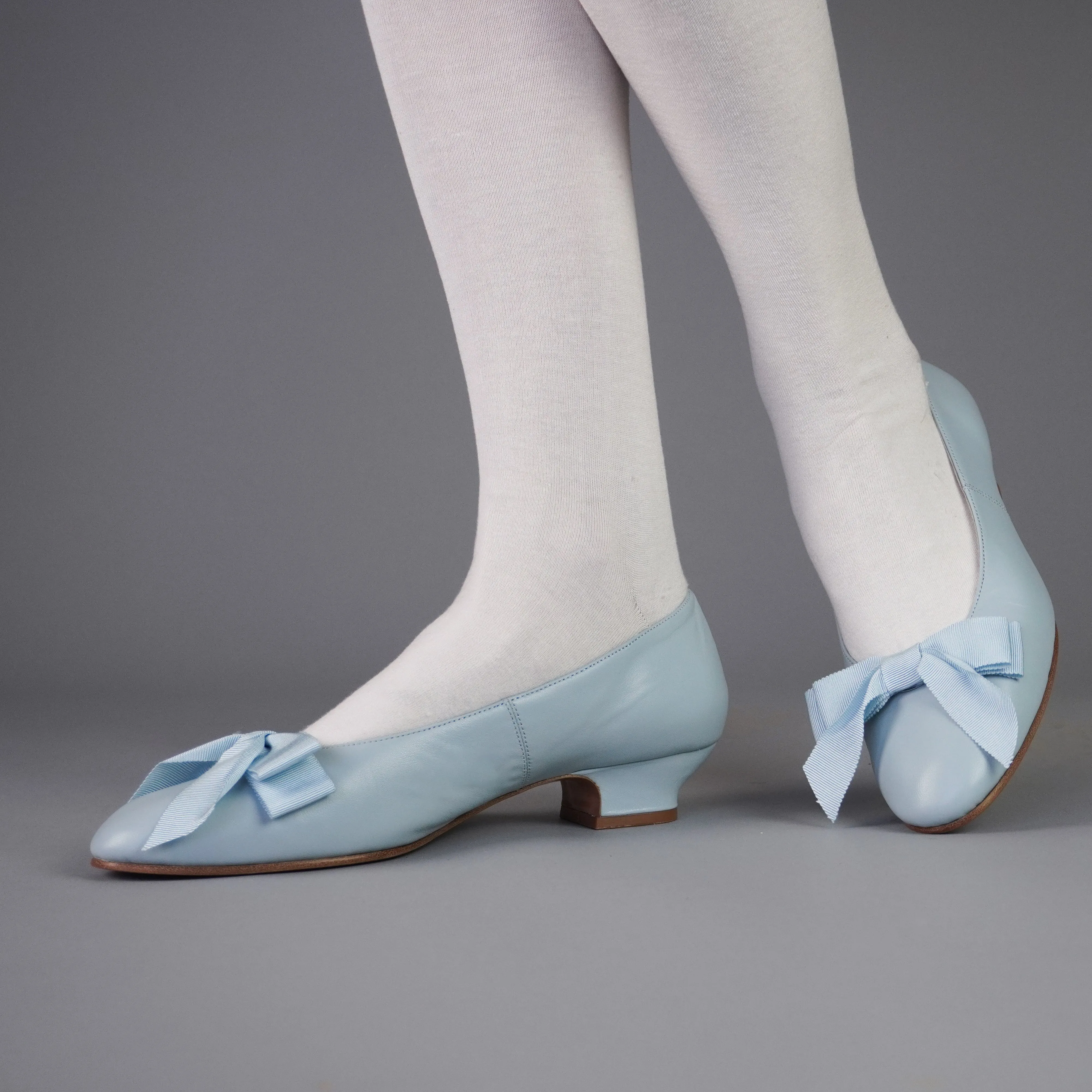Waltz Edwardian Slipper (Pale Blue)