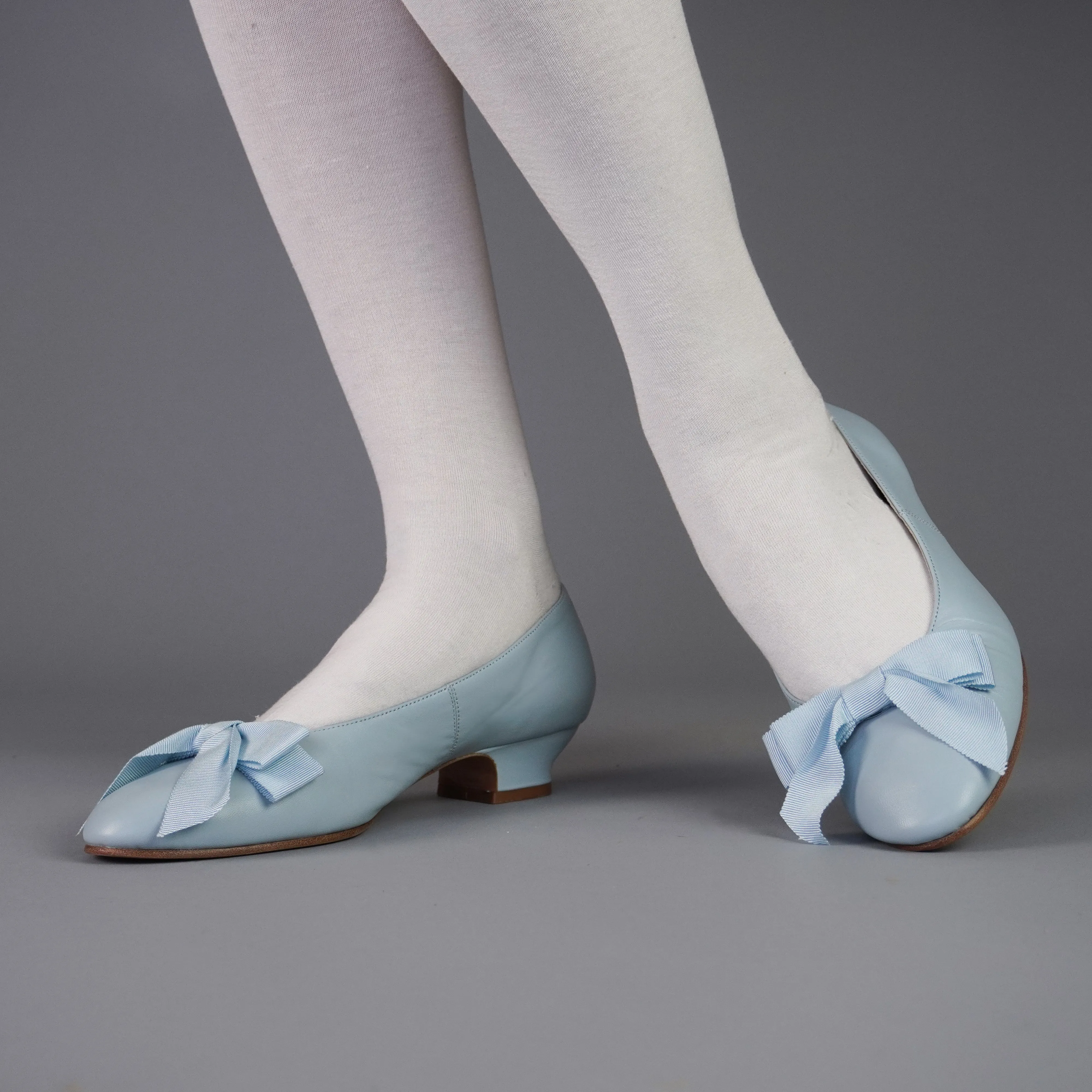 Waltz Edwardian Slipper (Pale Blue)