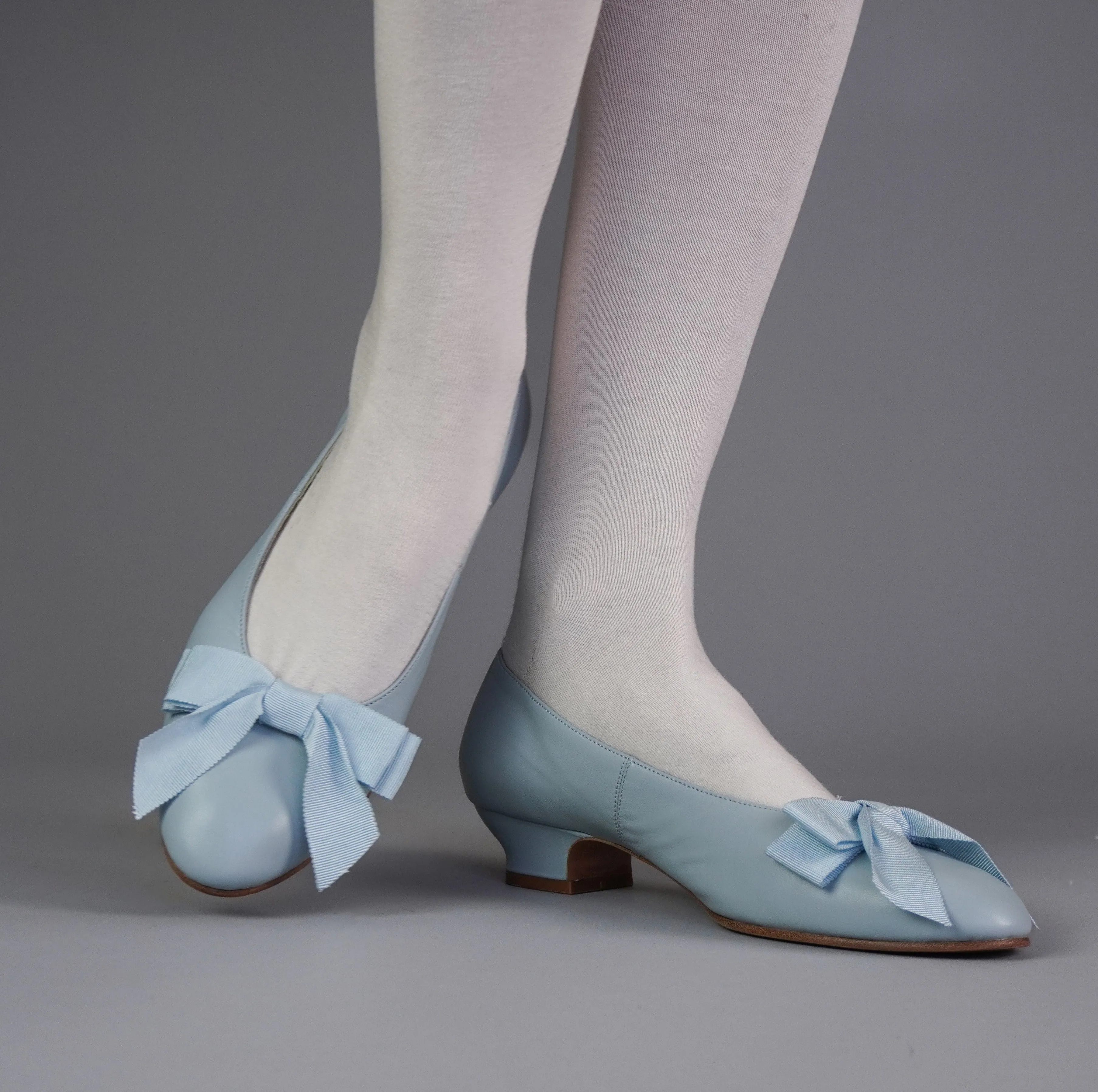 Waltz Edwardian Slipper (Pale Blue)