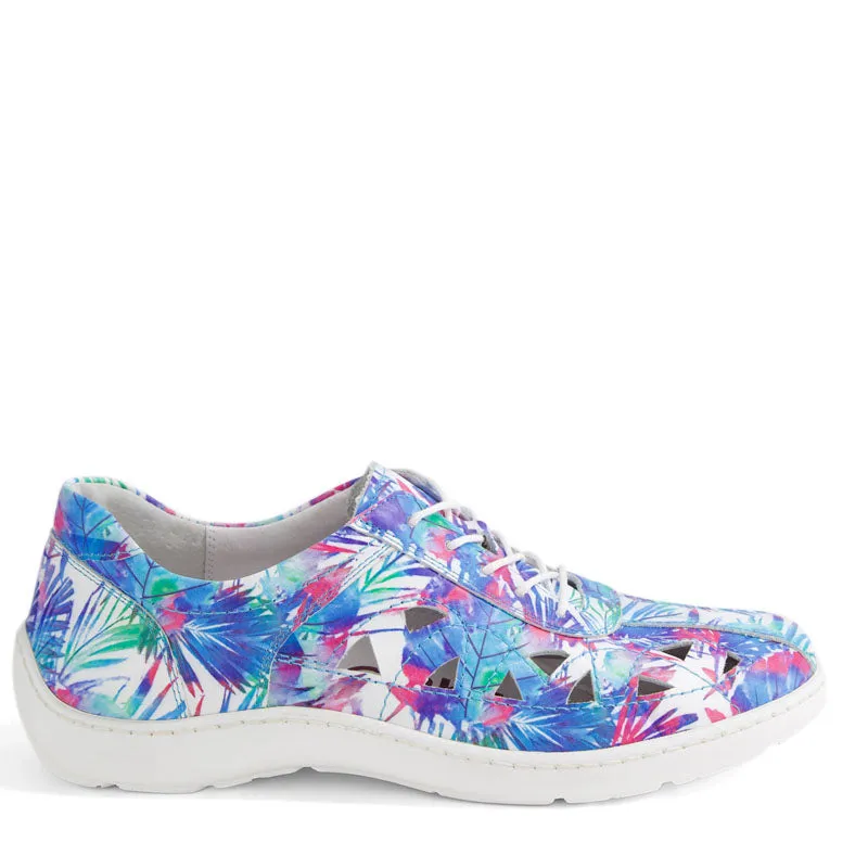 WATKIN XF - BLUE PALMS-WHITE LEATHER