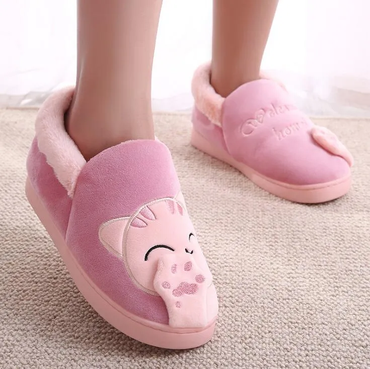 Welcome Home Cat Slippers