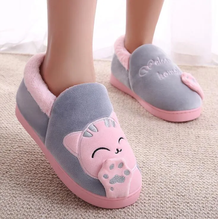 Welcome Home Cat Slippers