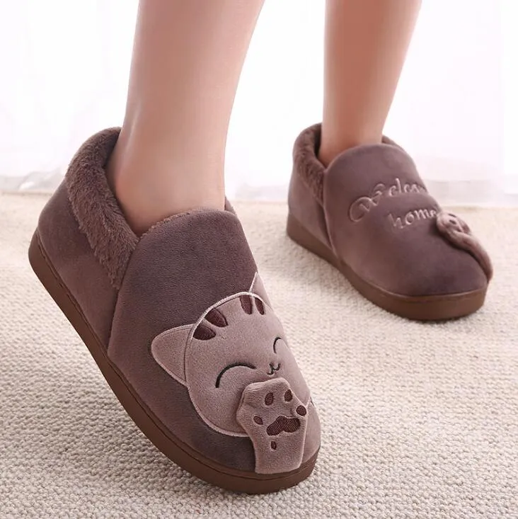 Welcome Home Cat Slippers