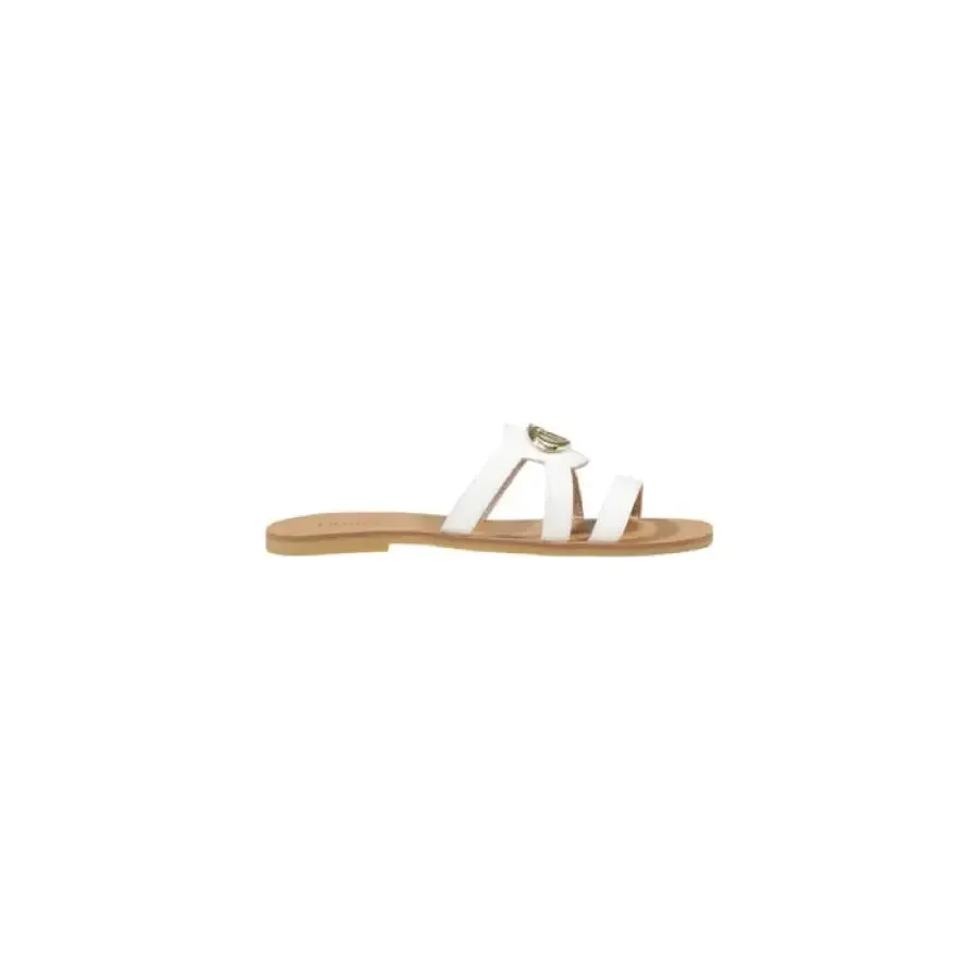White Slide Sandal