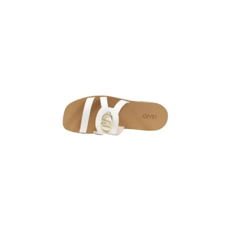 White Slide Sandal