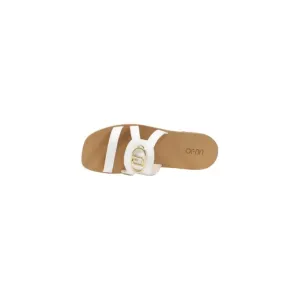 White Slide Sandal