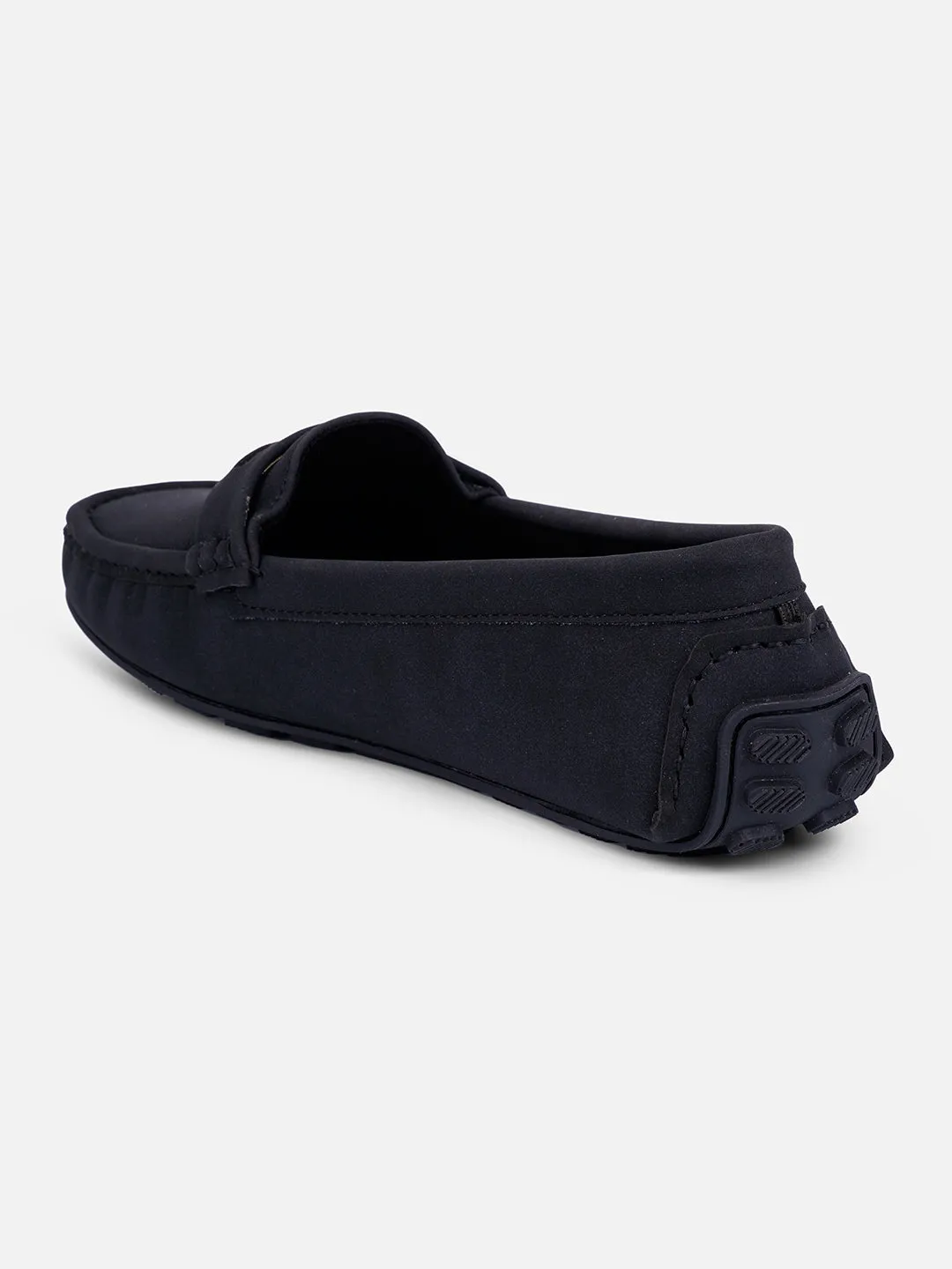 Women's Black Soft & Premium Loafers (IU2002)