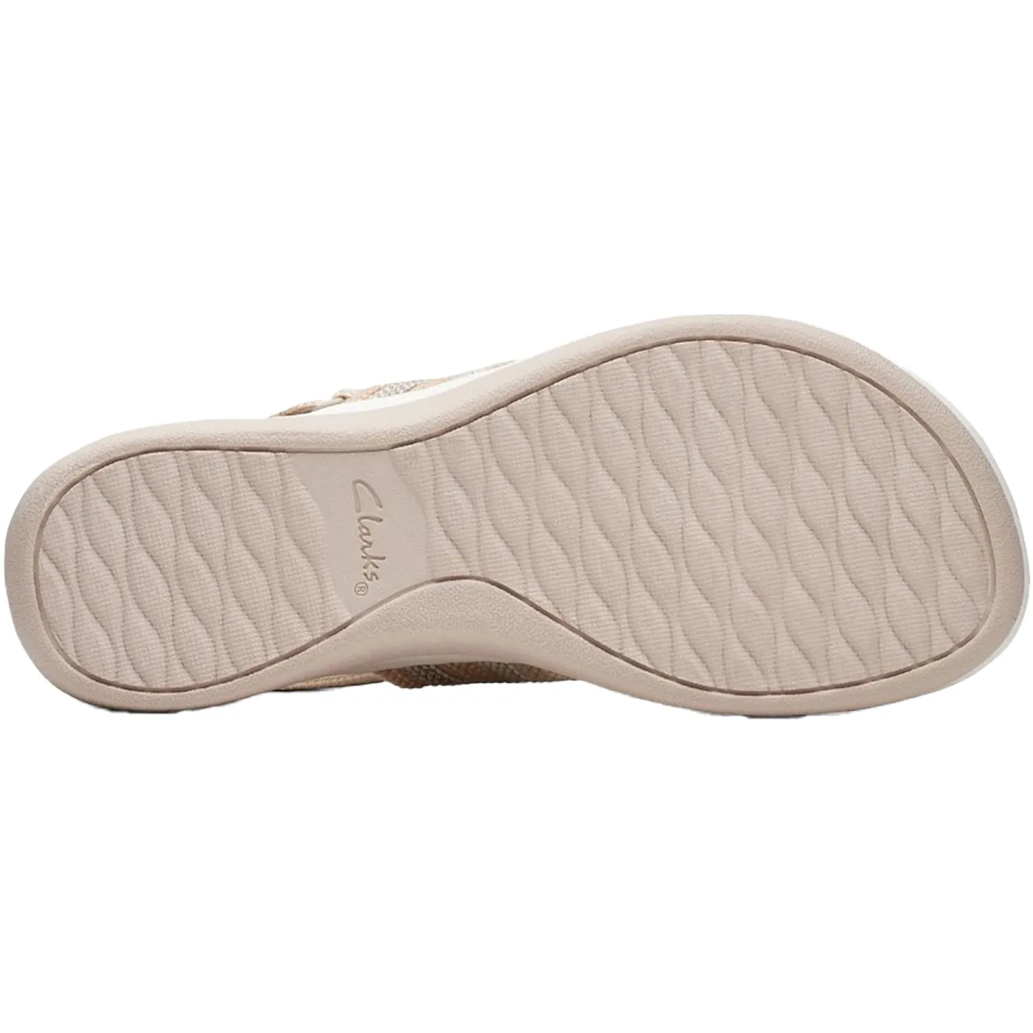 Women's Clarks Cloudsteppers Arla Stroll Beige Combi Synthetic