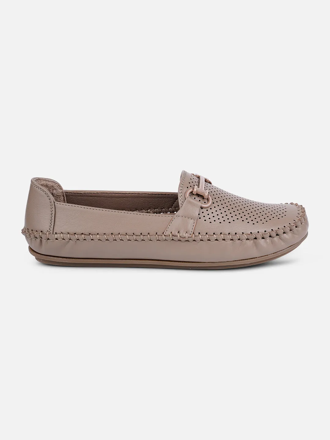 Women's Khaki Soft & Flexy Loafers (IU2003)