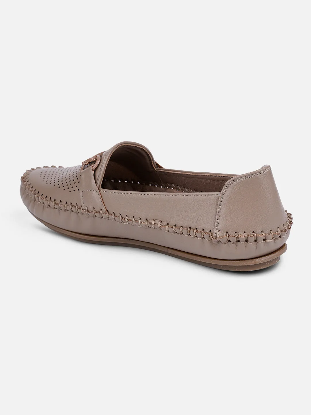 Women's Khaki Soft & Flexy Loafers (IU2003)