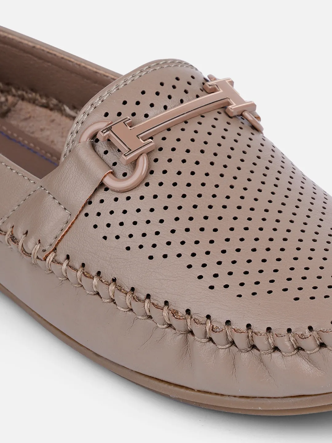 Women's Khaki Soft & Flexy Loafers (IU2003)