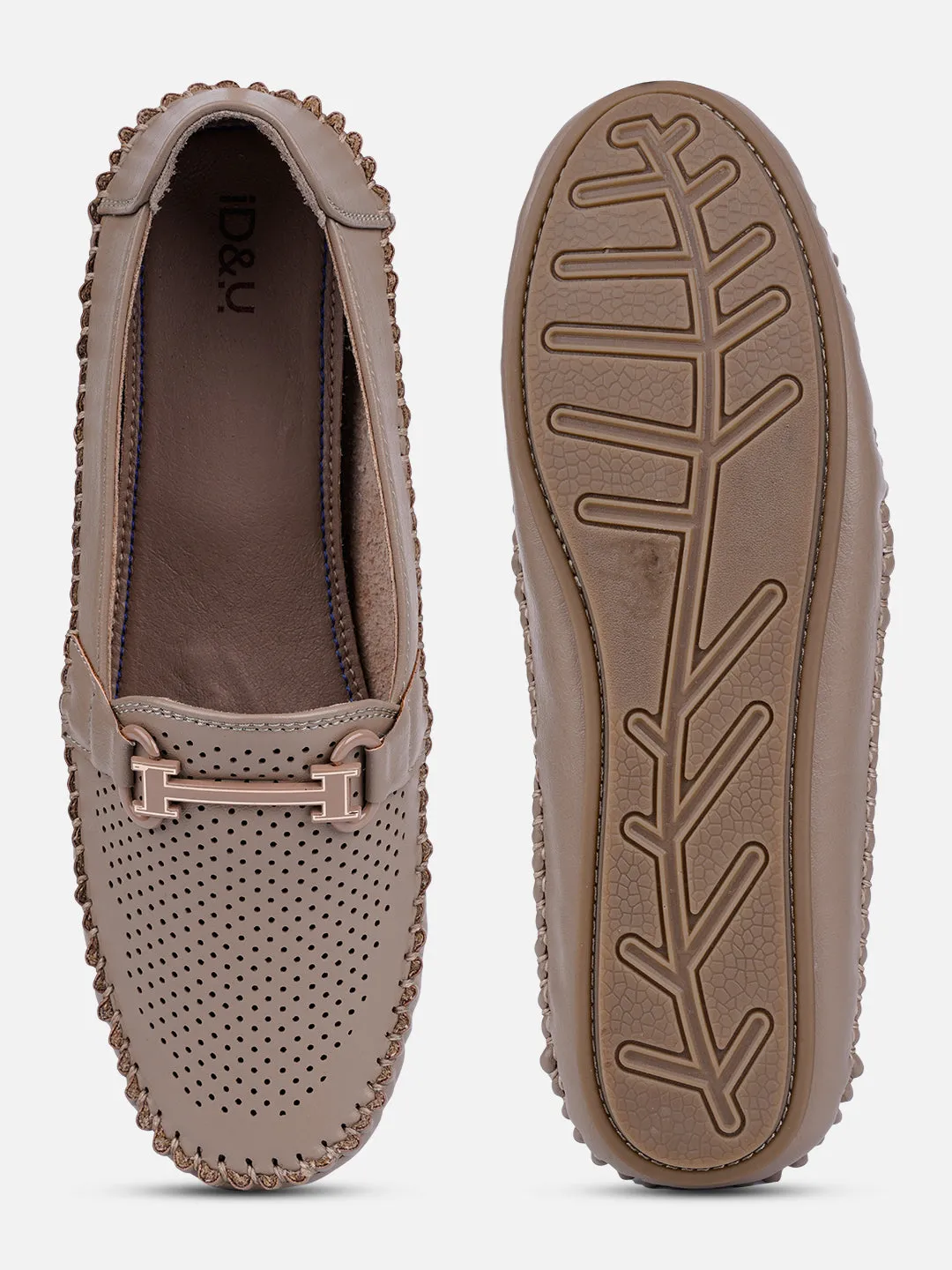Women's Khaki Soft & Flexy Loafers (IU2003)
