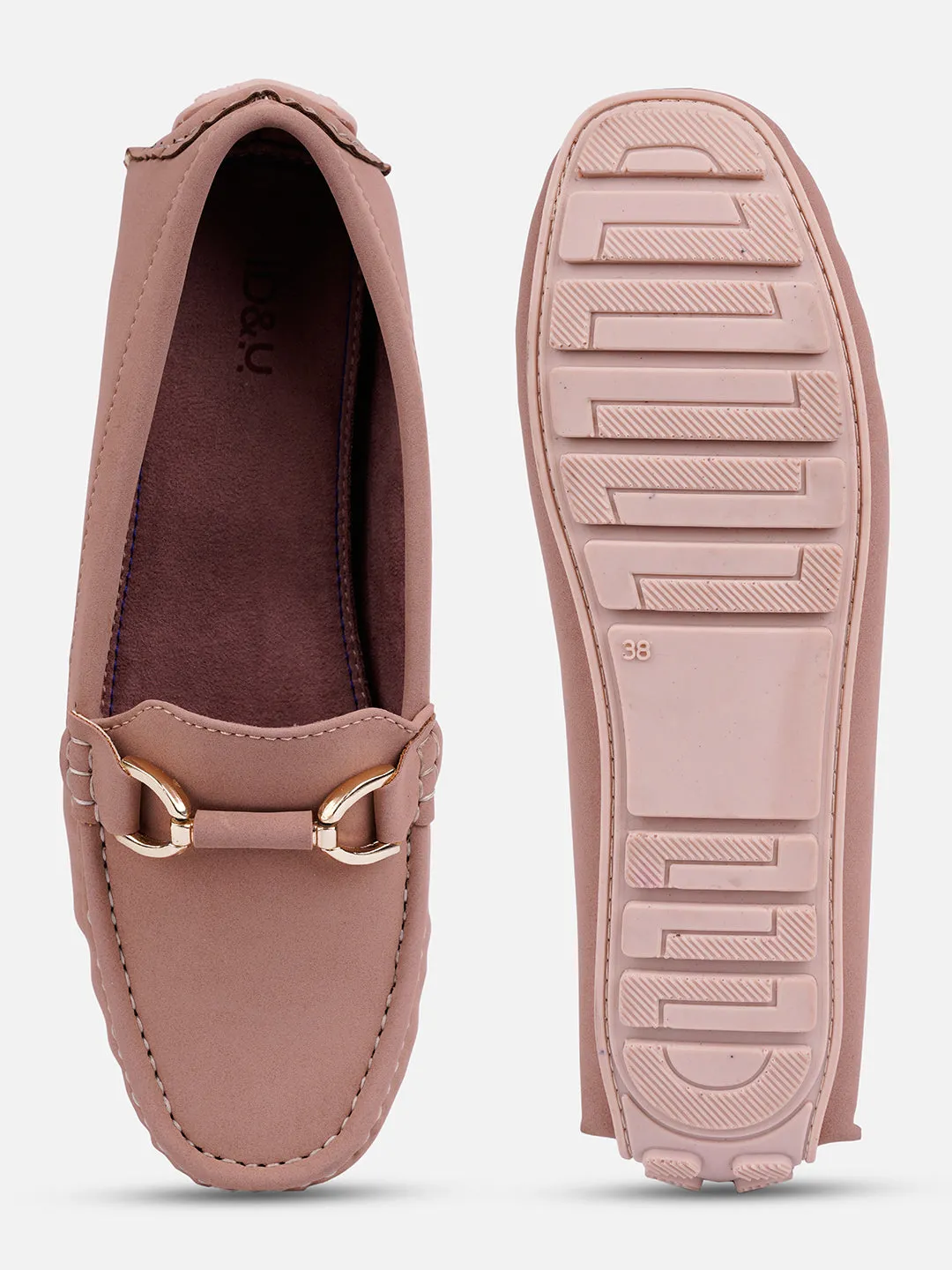 Women's Nude Soft & Premium Loafers (IU2001)