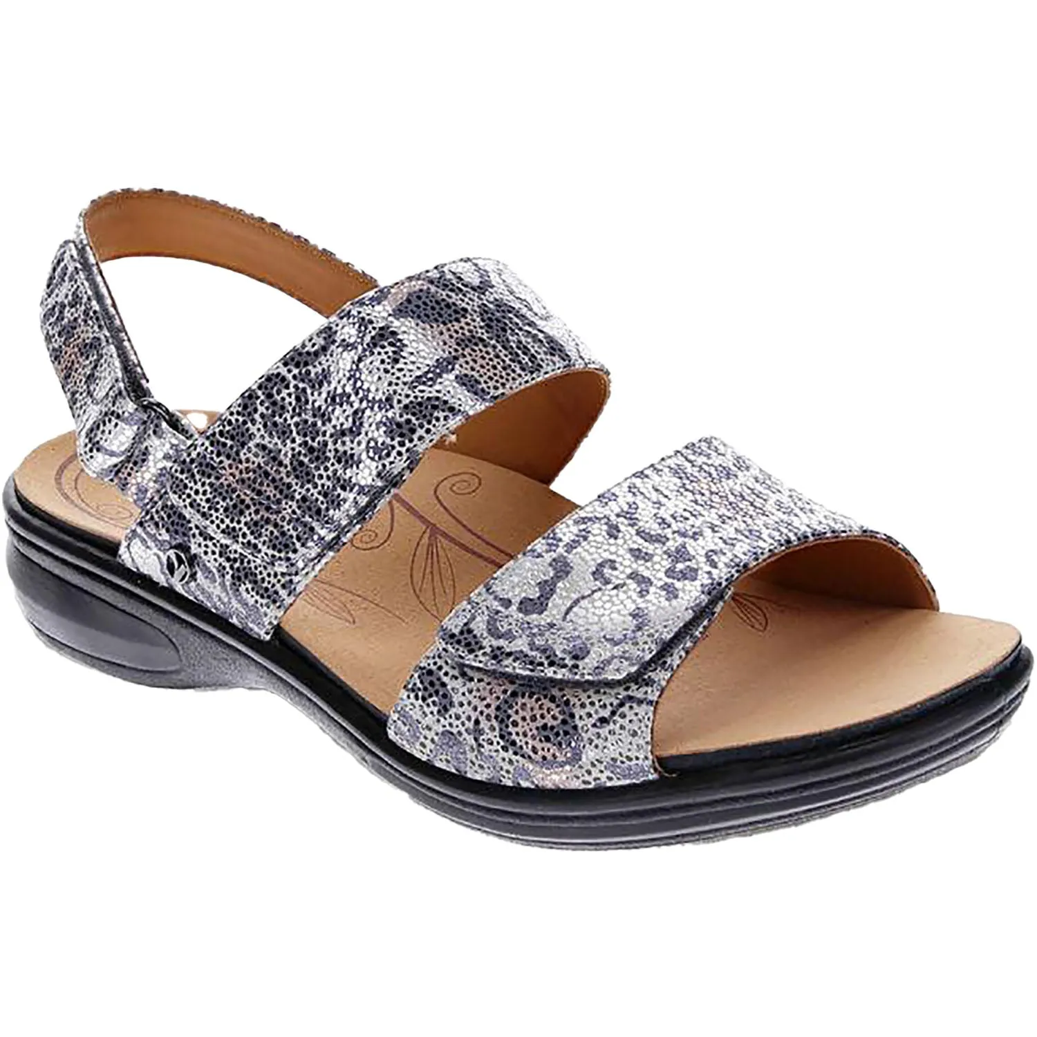 Women's Revere Como Silver Safari Leather