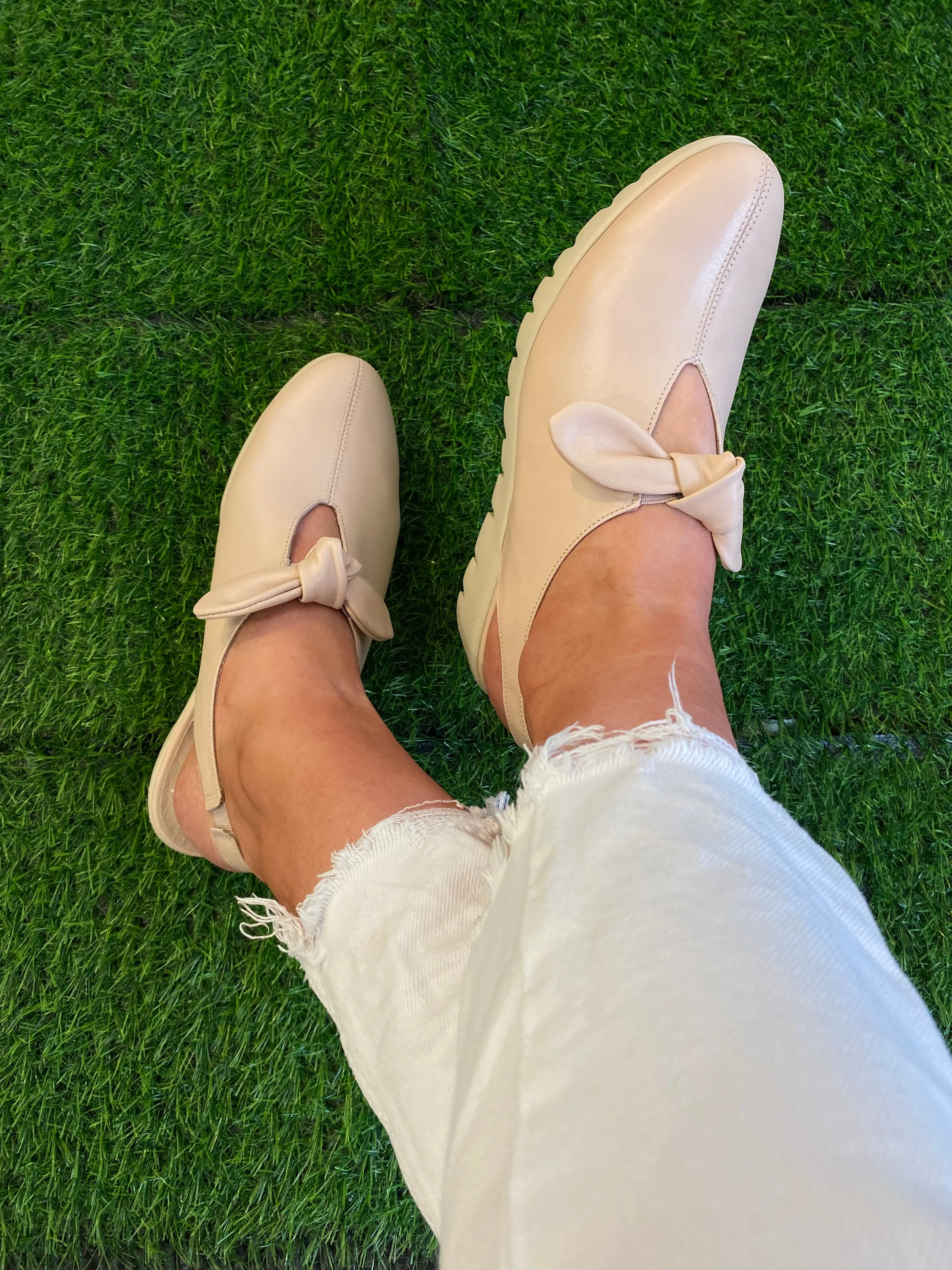 Wonders - C-33315 Blush Wedge Slingback