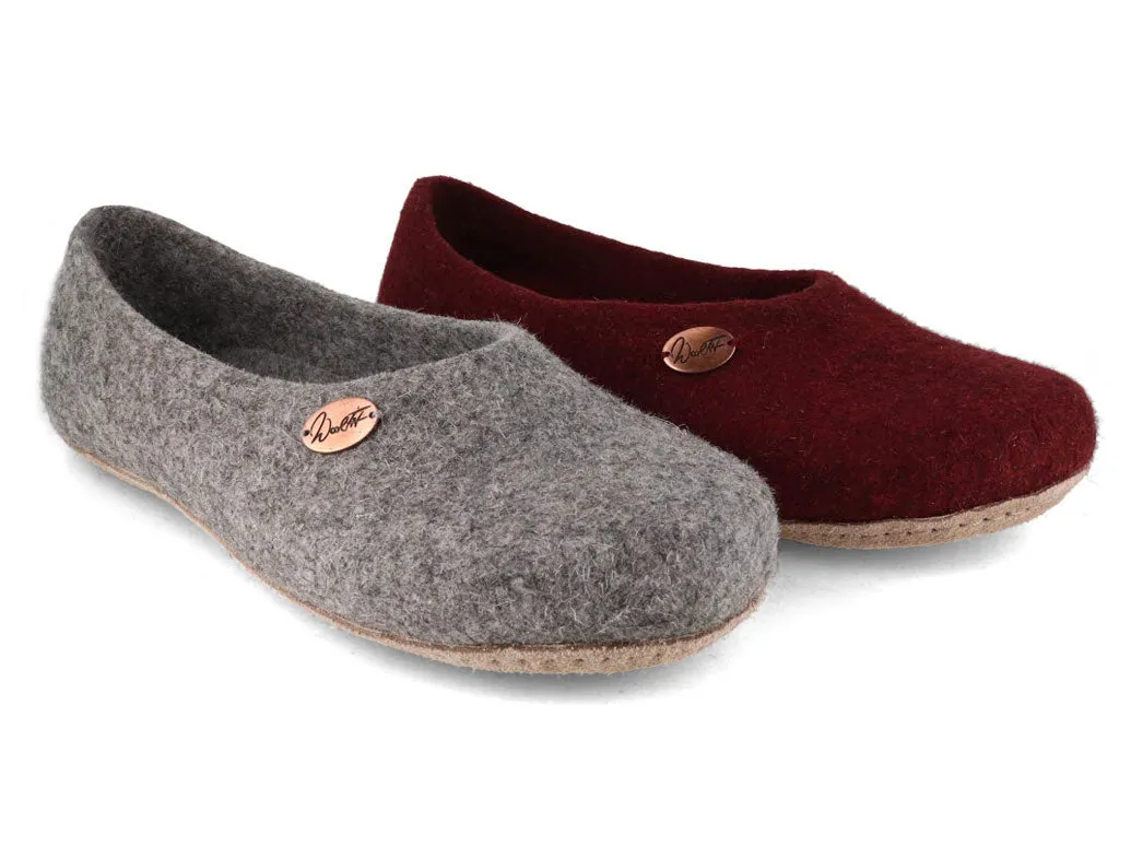 WoolFit® Ballerina Slippers, light grey
