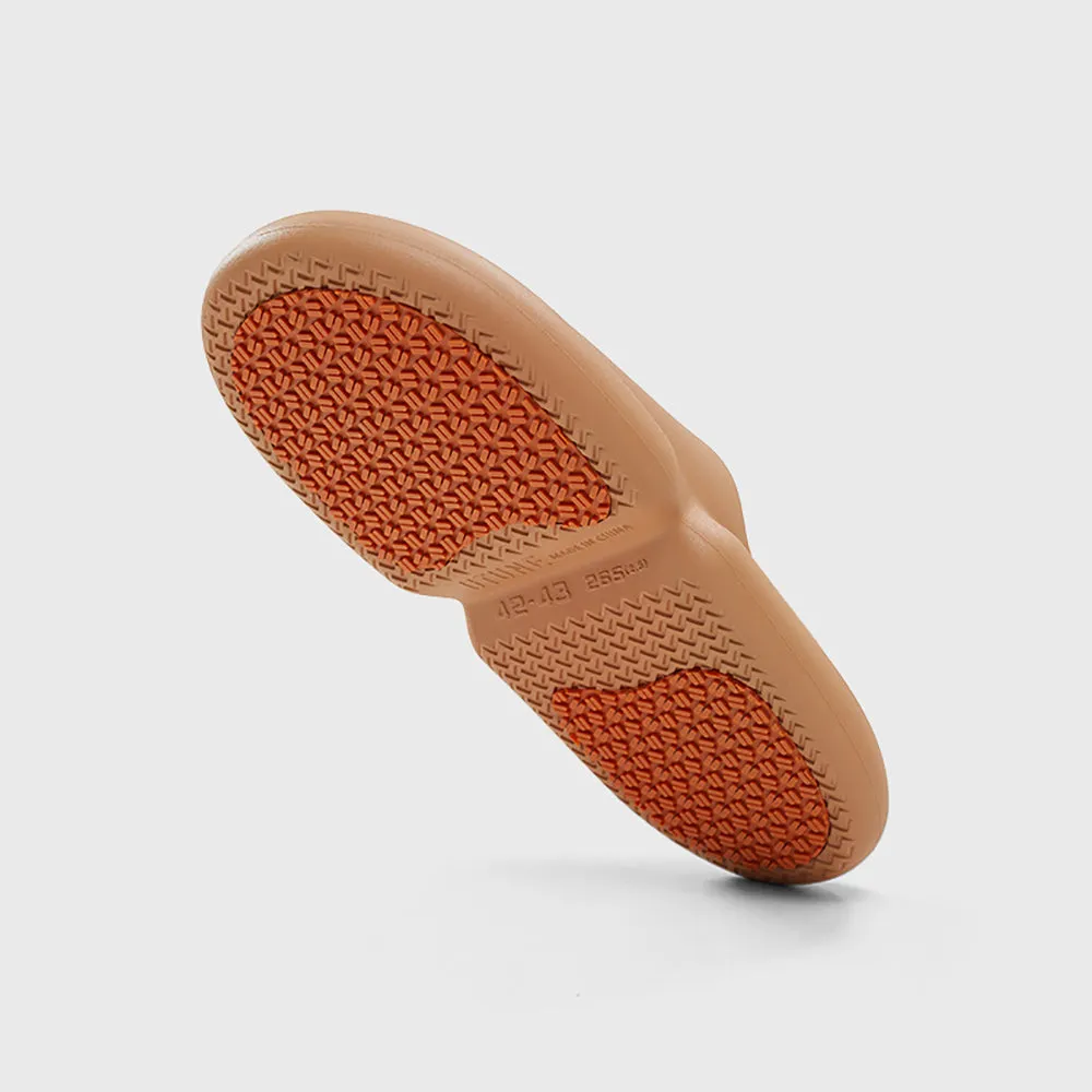 YouDiao Anti-Slip Bathroom Slippers - Chocolate Brown, Size 40-41
